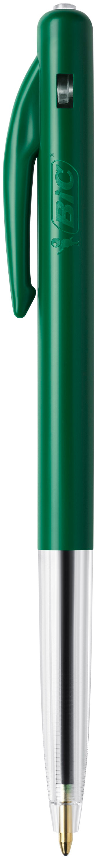 Stylo bille bic m10 clic ecriture moyenne vert