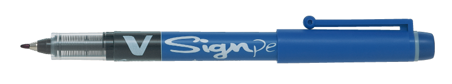 Feutre v-sign pen bleu