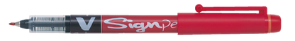 Feutre v-sign pen rouge