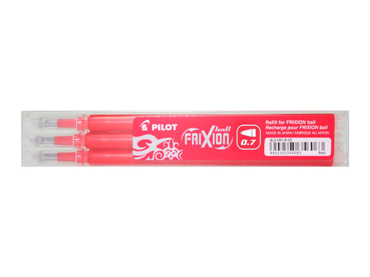 Recharge roller frixion rouge etui3