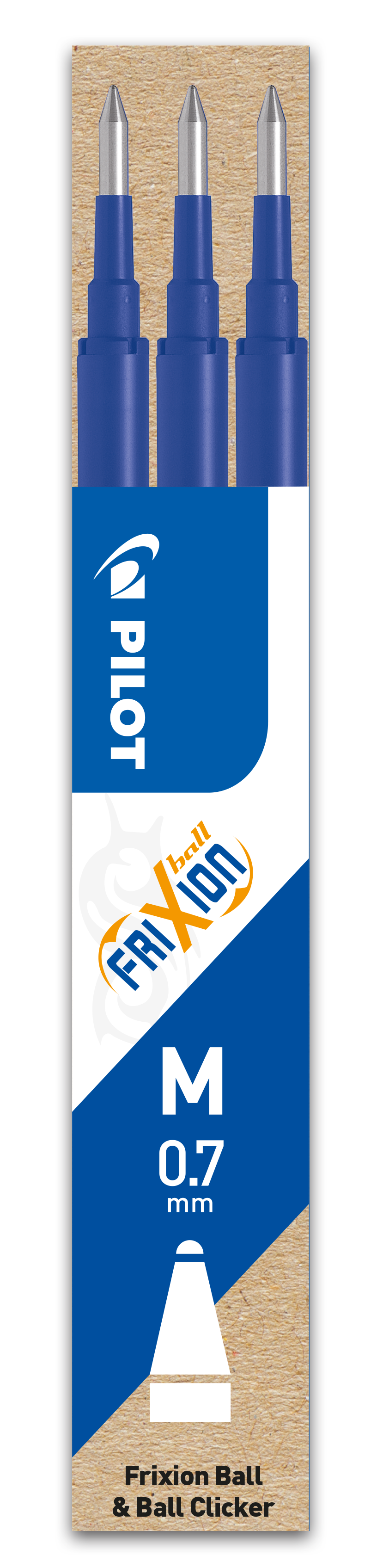 Recharge roller frixion bleu etui3