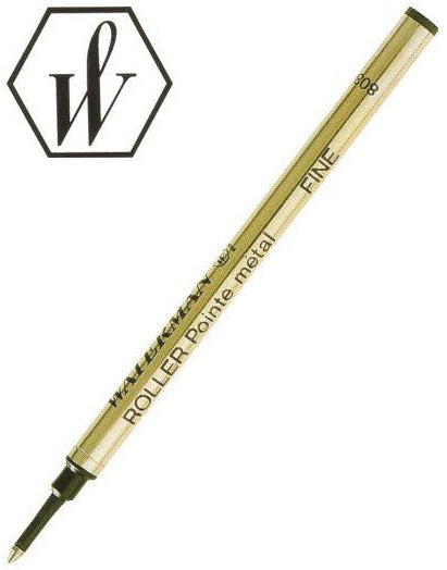 Recharge pour stylo roller Waterman® - Noire - Fine