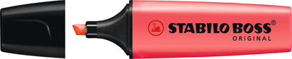 Surligneur stabilo boss rouge