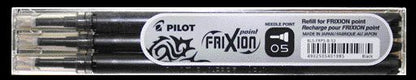 Set 3 recharges frixion pt o,5 bleu