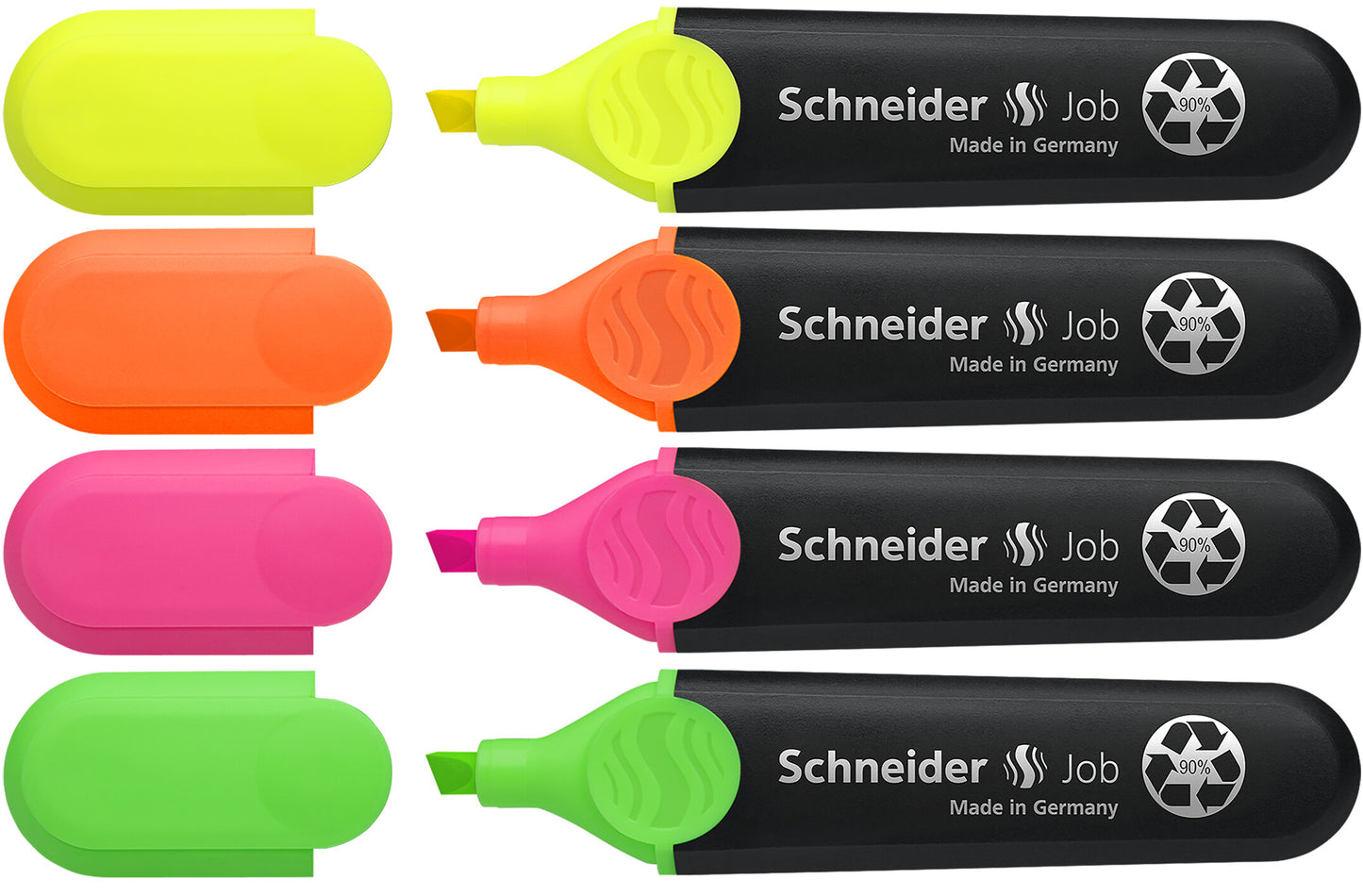Surligneur job 150 pochette de 4 couleurs assorties