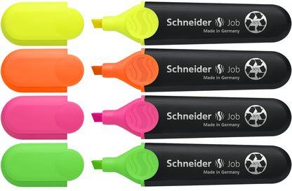 Surligneur job 150 pochette de 4 couleurs assorties