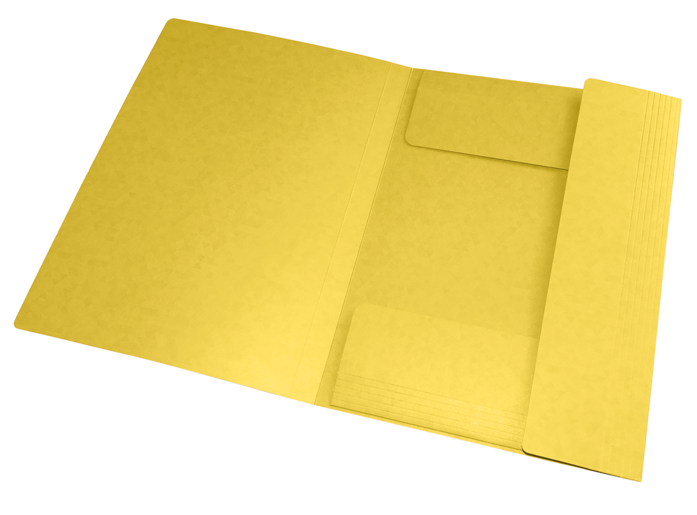 Chemise 3 rabats topfile 5/10 jaune