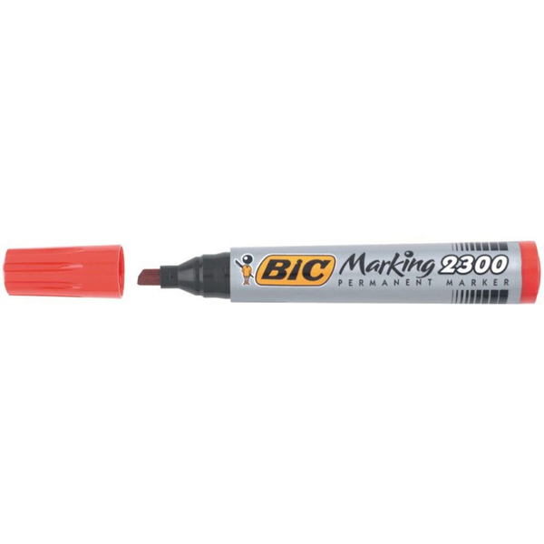 Marqueur permanent 2300 biseau rouge