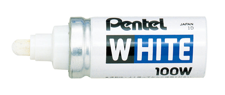 Marqueur pentel white pointe conique  large blanc