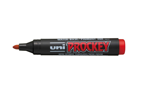 Marqueur Permanent PM 122 - Pointe Ogive Rouge