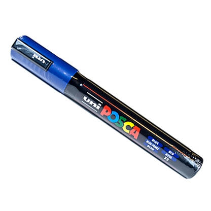 Marqueur posca pc5m bleu fonce