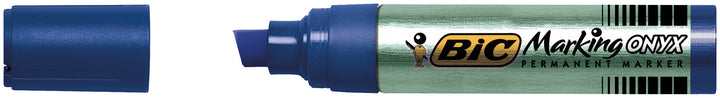 Marqueur Permanent BIC Onyx Géant 1891 Pointe Biseautée Bleu
