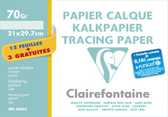 Papier Calque A4 70/75g - Haute Transparence-12feuille +3gratuites