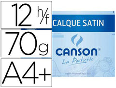 Papier Calque 24x32cm- 70g -12 feuilles.