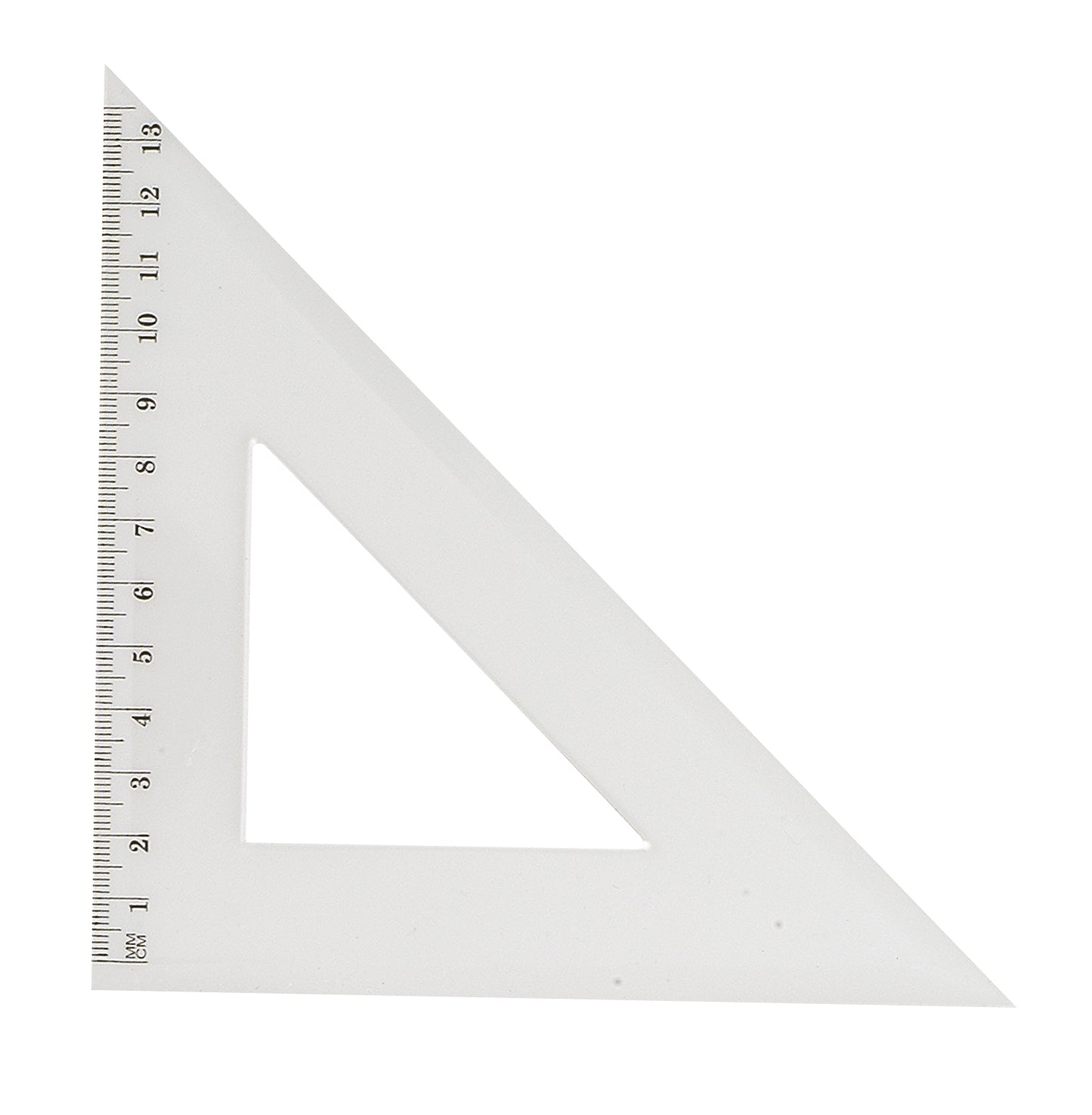 Equerre transparente 20cm -45°