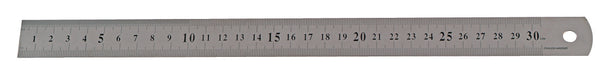 Reglet Metal Inox Gradué et flexible 30cm
