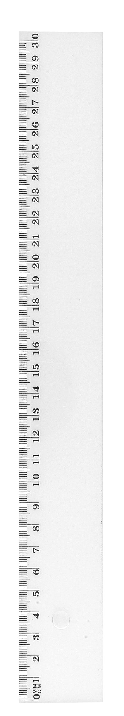 Regle plate plastique 1 biseau 30cm