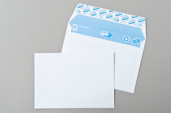 Enveloppes blanc 114x162-90g- boite de 500