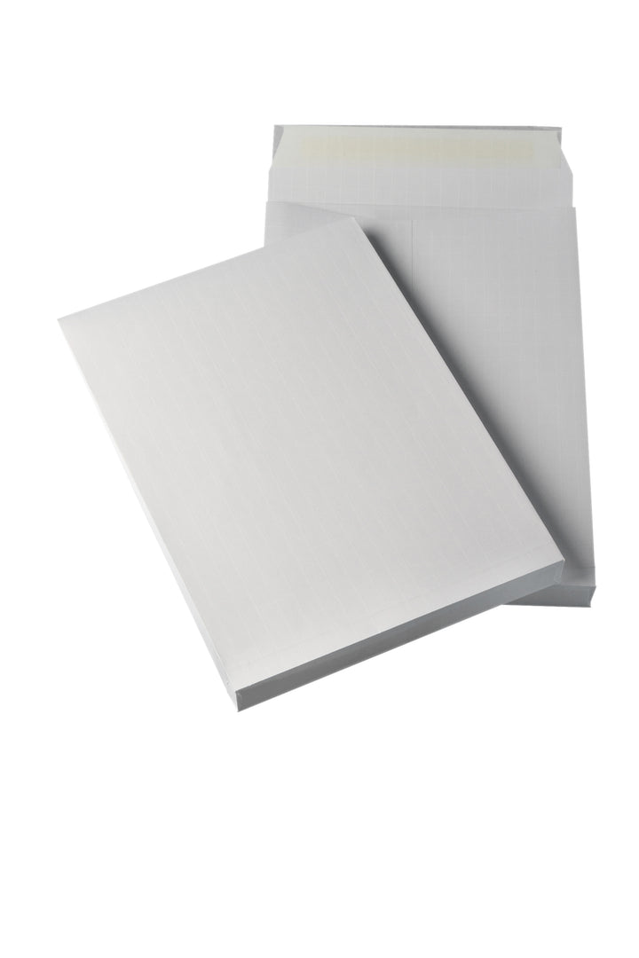 Pochettes kraft armé blanc avec soufflet 260x330 paquet de 100