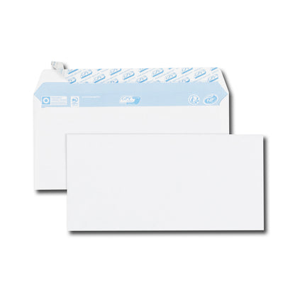 Enveloppes blanc 110x220 bdp 80gr paquet de 50