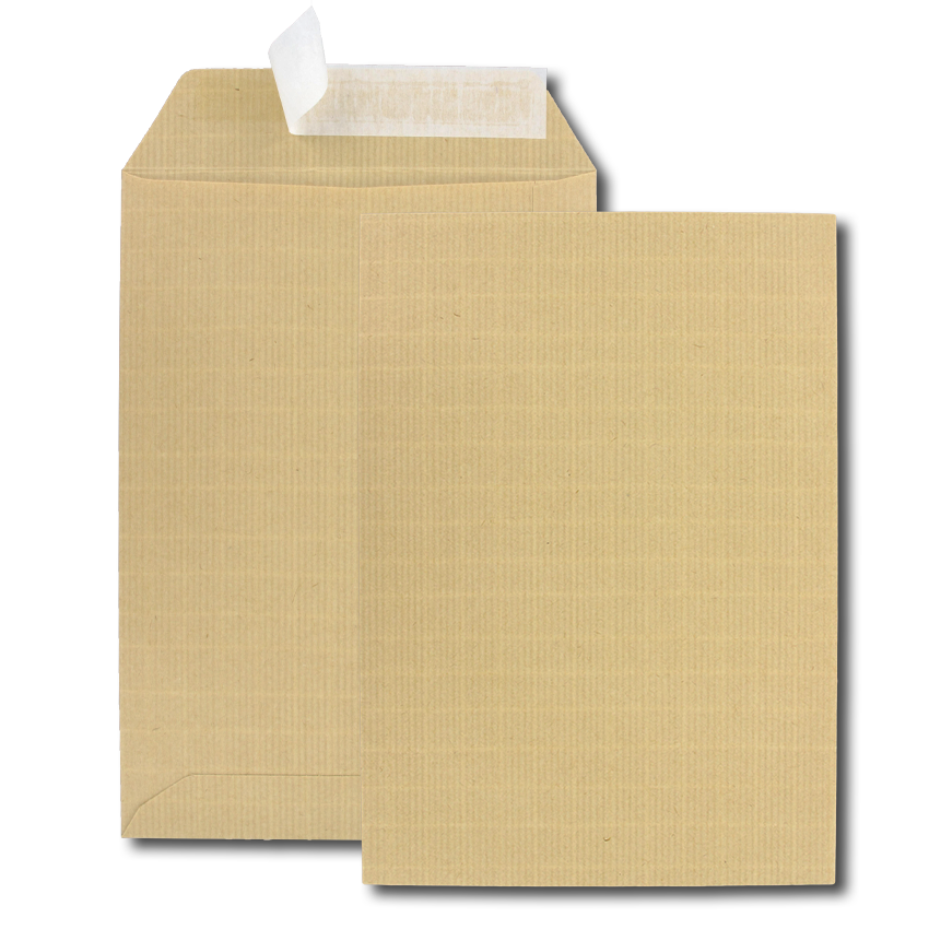 Pochette d'expédition 162 x 229 mm, kraft armé brun-boite de 500