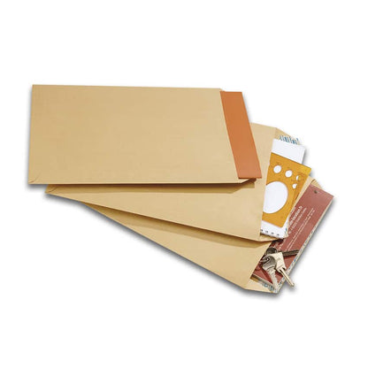 Pochette d'expédition 162 x 229 mm, kraft armé brun-boite de 500