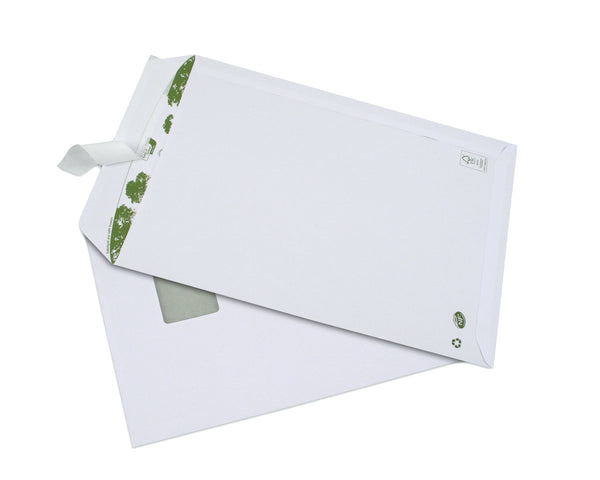 Pochettes expédition 229x324 avec fenetre -recyclé érapure-boite de 250