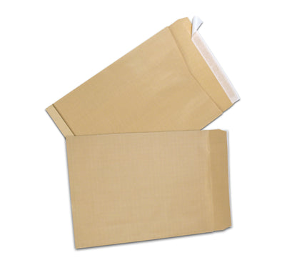 Enveloppes 280x400 kraft armé soufflet 130g 498b/250