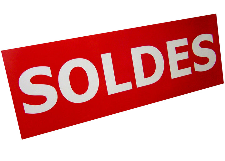 Banniere affichage "soldes"- 69x24cm