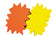 Etiquette fluo "Eclatés", 80x120 mm -paquet de 50