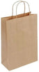 Sac papier kraft brun 14x21 cm - Poignées torsadées résistantes - Lot de 50