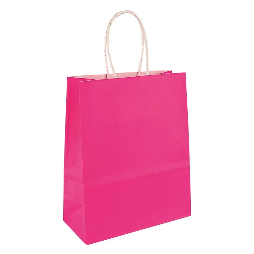 Sac poignées torsadée 35x40x14 fuchsiap/50