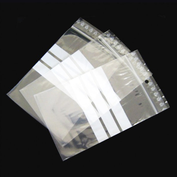 Sachet plastique 160x220 mm - fermeture zip hermétique