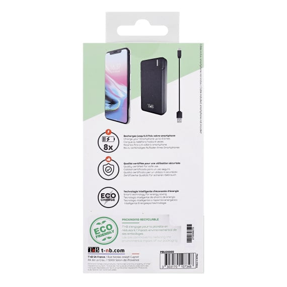 Batterie externe 20000mah - charge rapide et efficace
