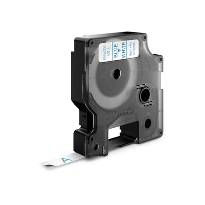 Ruban Dymo D1 9mm- bleu/blanc
