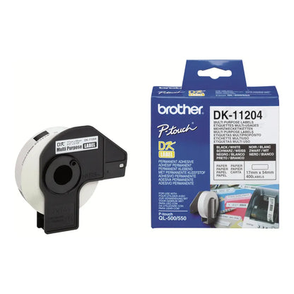 Étiquettes 17x54mm - rouleau de 400 pour brother ql