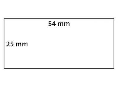 Rouleau d'étiquettes d'adresse 54x25mm - 500 unités