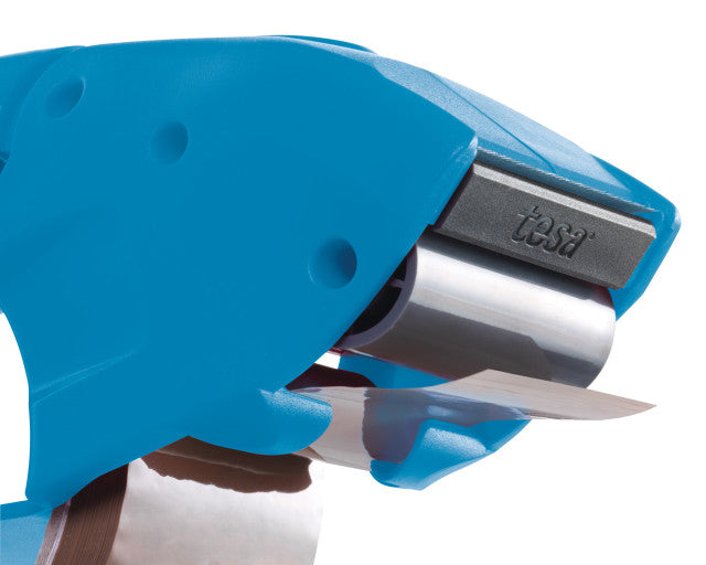 Dévidoir d'adhésif bleu avec rouleau 50m - pratique et robuste