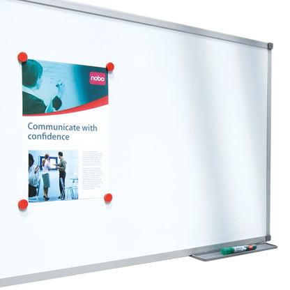 Tableau blanc magnétique 90x60 - Surface en acier laqué