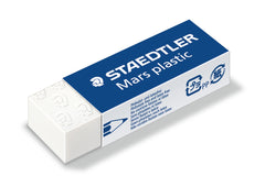 Gomme plastique Mars plastic blanche