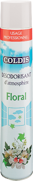 Désodorisant aérosol 750ml - neutralise odeurs floral