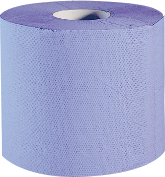 Bobine essuyage 970 feuilles 2 plis bleu - lot de 2