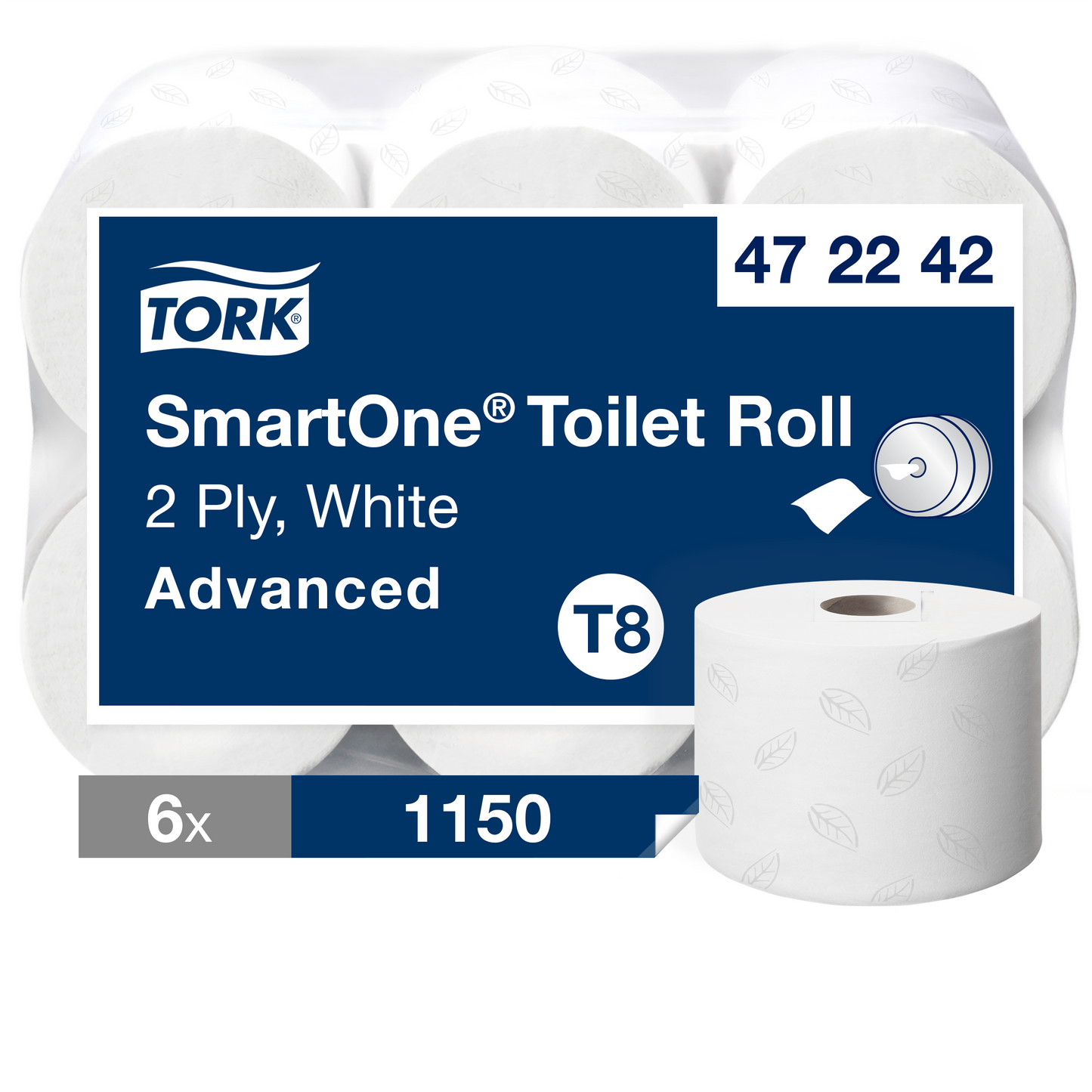 Papier toilette SmartOne Tork T8- Réduction consommation 40%