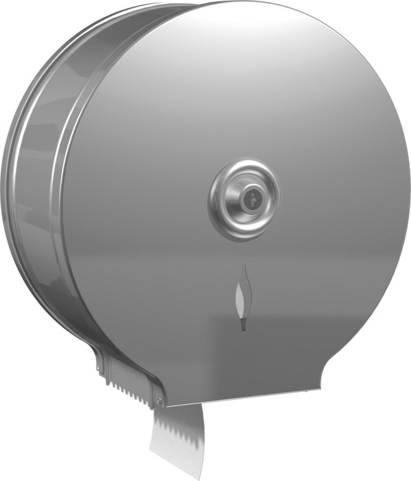 Distributeur papier toilette maxi jumbo inox -grande capacité