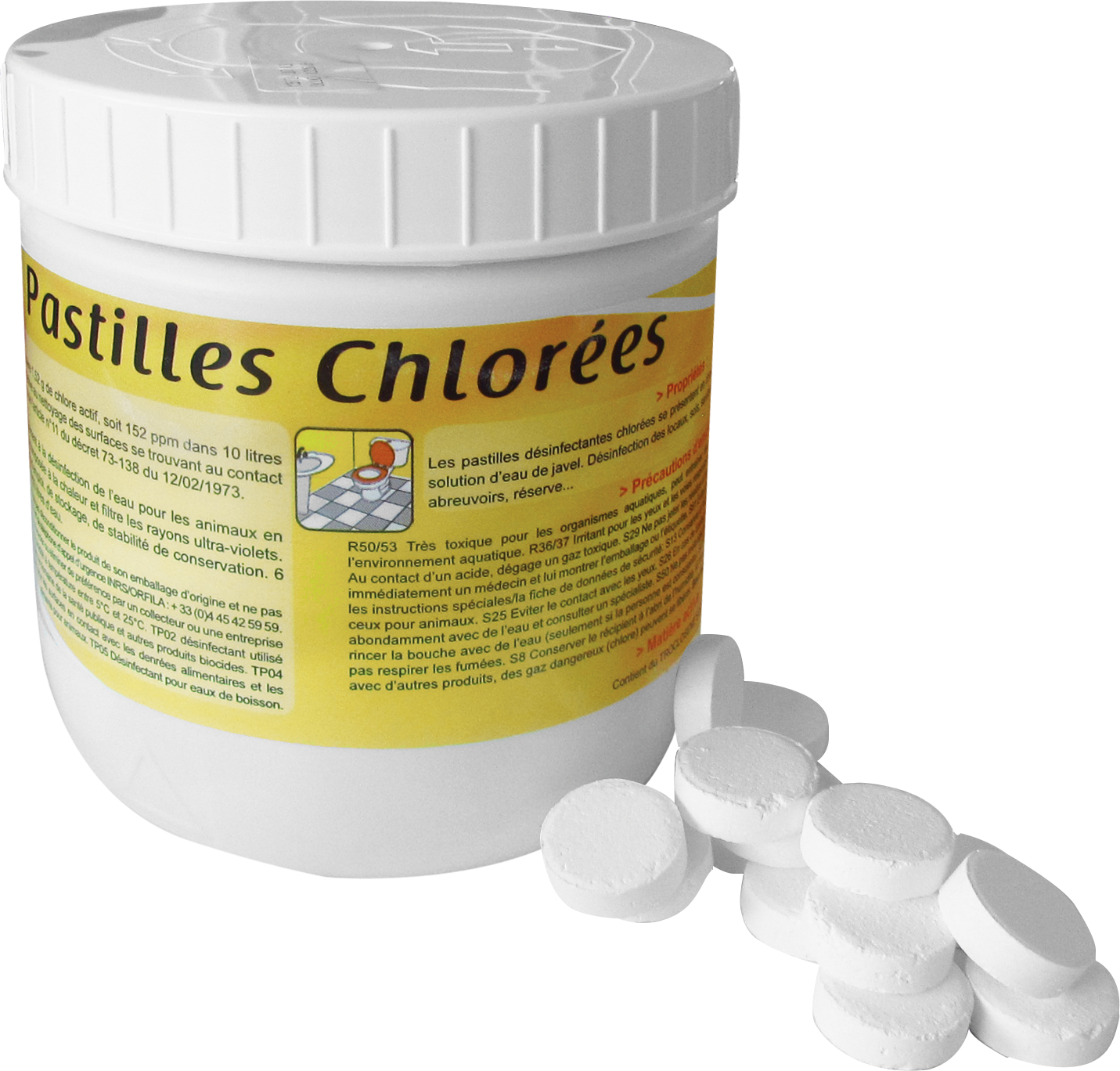 Pastilles désinfectantes - boîte de 150