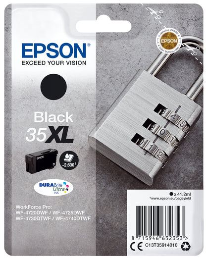 Cartouche d'encre Epson noire 35xl - rendement élevé