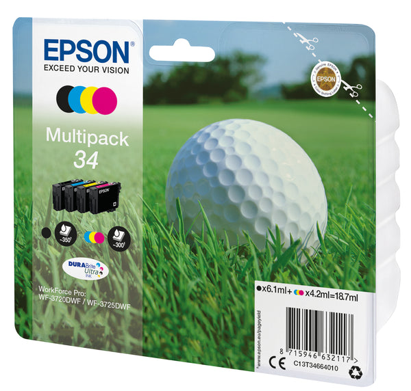 Multipack 34 - encre pigmentaire durabrite ultra