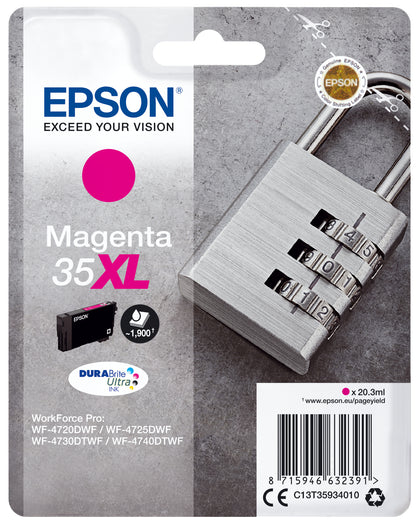 Cartouche Epson magenta xl - rendement élevé 1900 pages