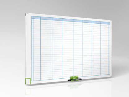 Tableau planificateur hebdomadaire a4 - magnétique et effaçable
