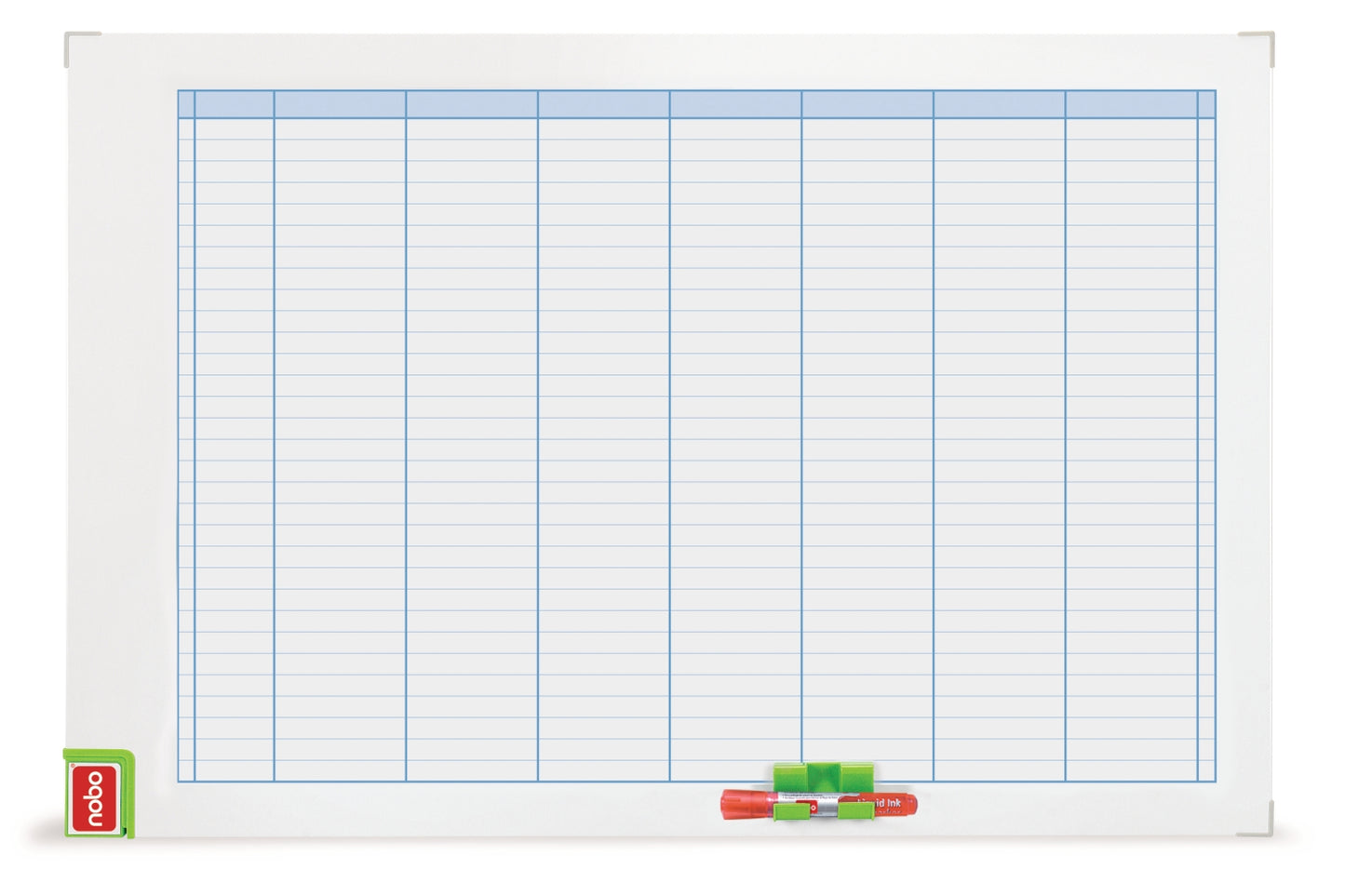 Tableau planificateur hebdomadaire a4 - magnétique et effaçable